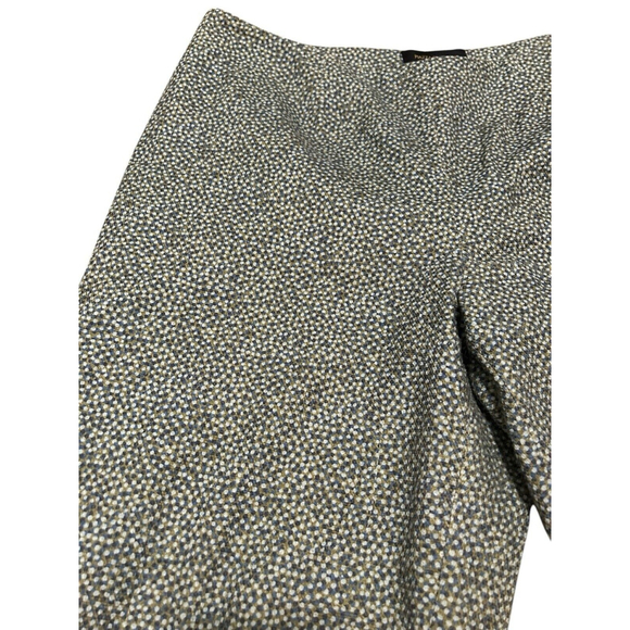 Piazza Sempione Womens Audrey Blue Dots Pattern Crop Pants Size 46 - Picture 3 of 9